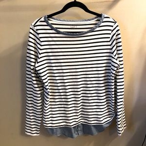 Loft striped top